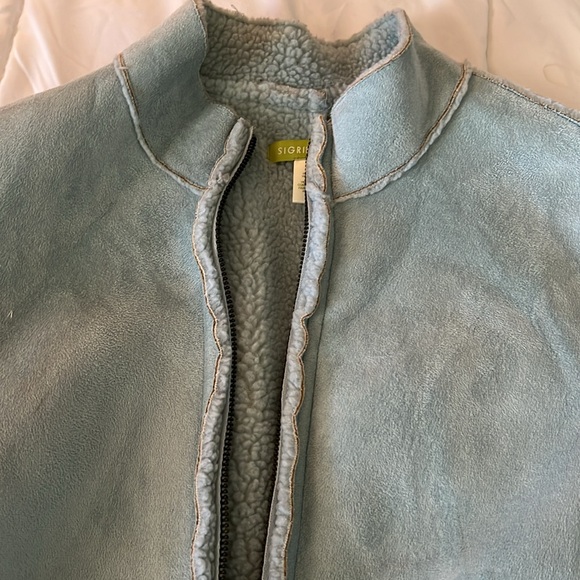 Sigrid Olsen faux suede jacket - Picture 2 of 5